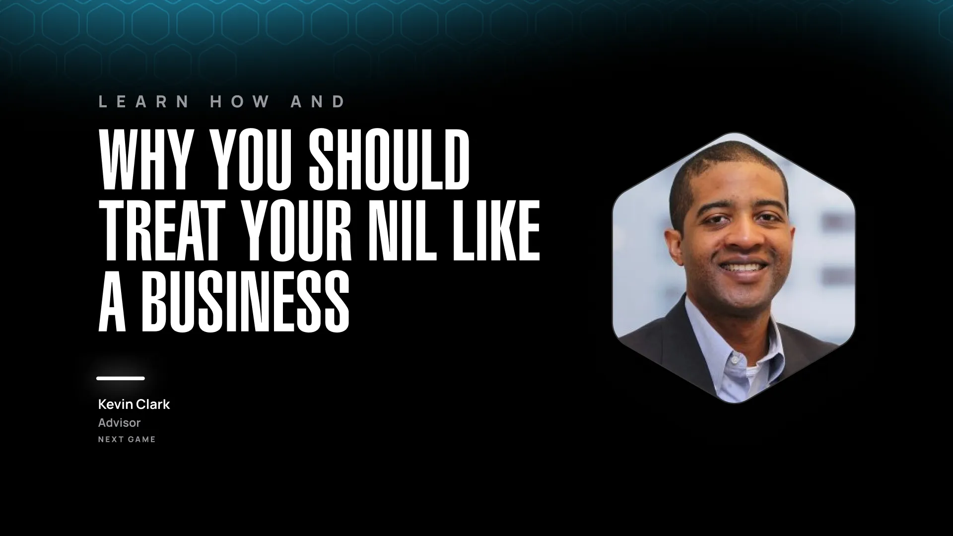 treat your NIL like a business