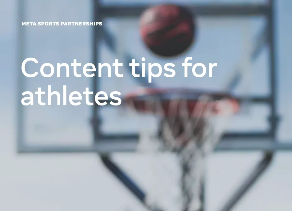 content tips for athletes