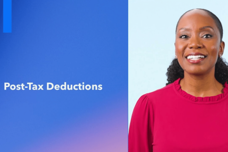 post tax deductions